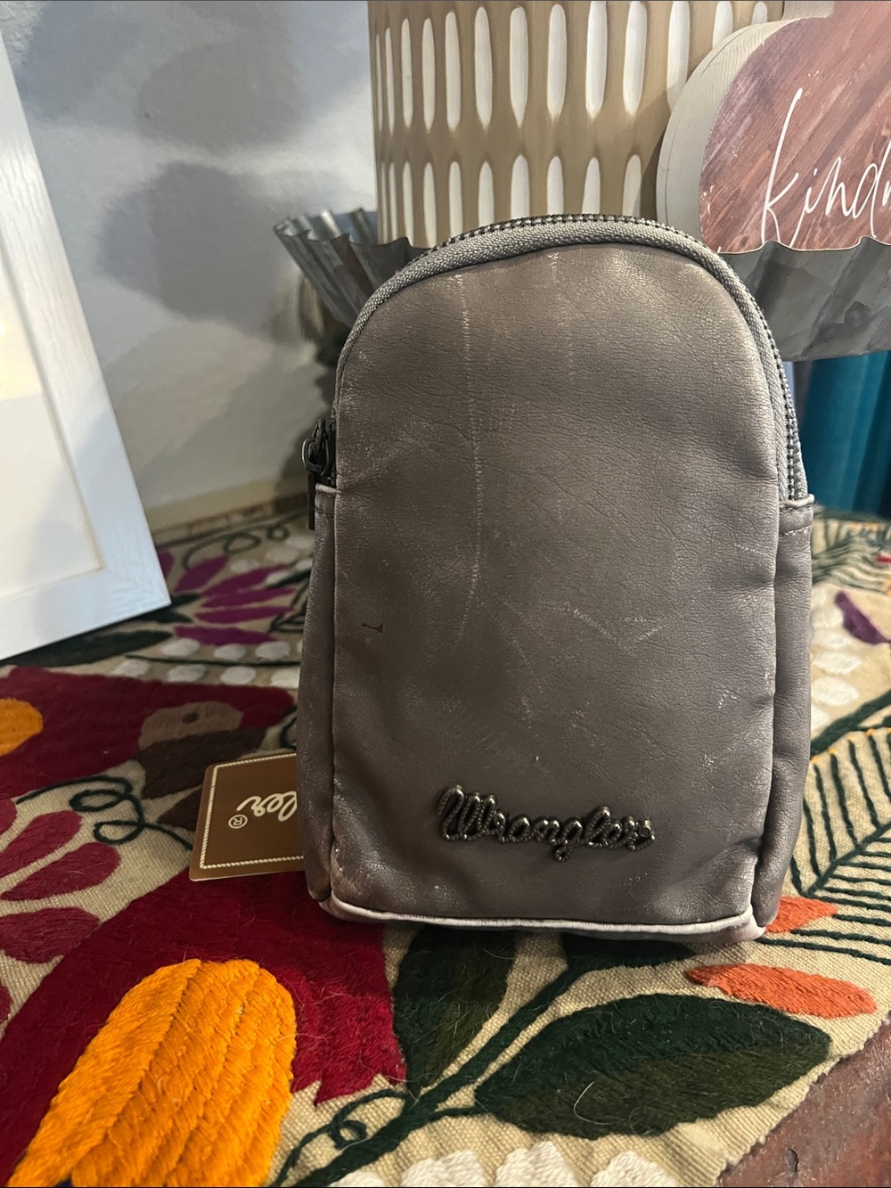 Wrangler Sling Bag/Crossbody/Chest Bag - Pewter